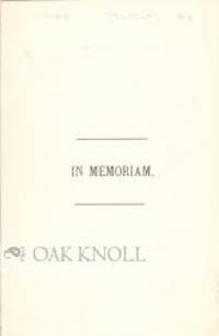 IN MEMORIAM