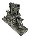 Art Deco Bookends: Scottie dog chasing a cat up a stack of Books