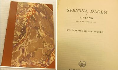 Svenska dagen i Finland den 6 november 1941.…