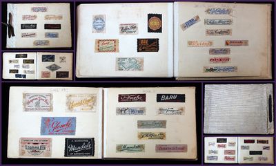 Salemen's Sample Book - International Selection of Silk Fabric Labels for Clothing
