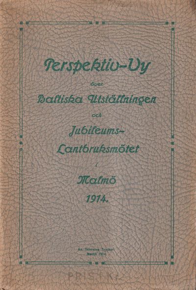 Perspektiv-vy över Baltiska utställningen och…