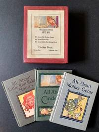 Mother Goose Gift Box: Three "All About" Books, Illustrated by Johnny Gruelle ("All About Mother Goose", "All About Little Red Riding Hood", and "All About Cinderella")