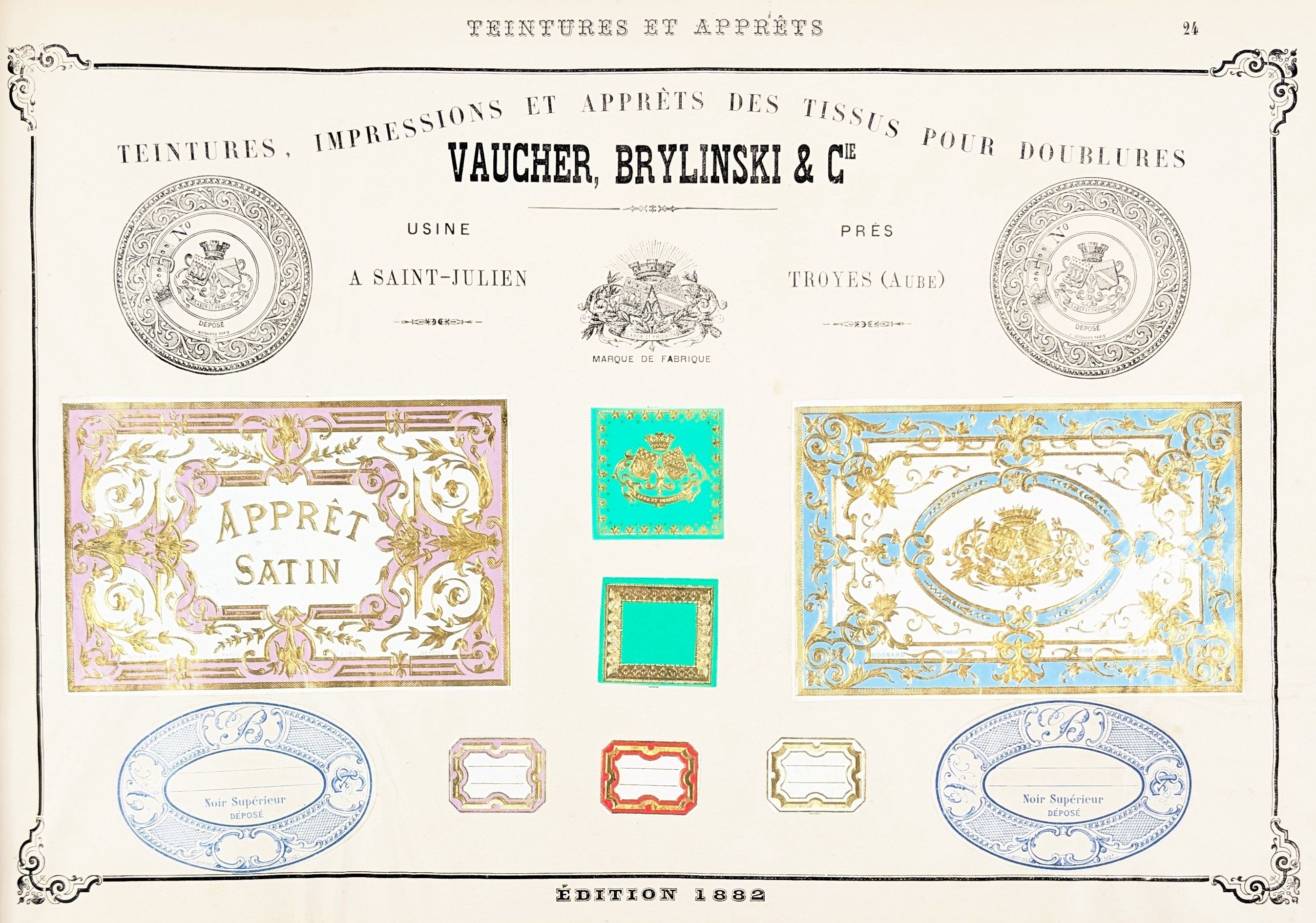 Les marques de fabrique francaises. Sauvegarde du producteur