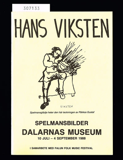 Hans Viksten. [...] Spelmansbilder. Dalarnas…