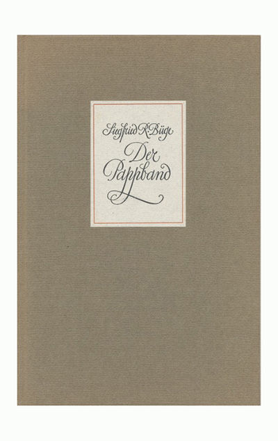 Der Pappband. Ein Brevier für Buchbinder und…