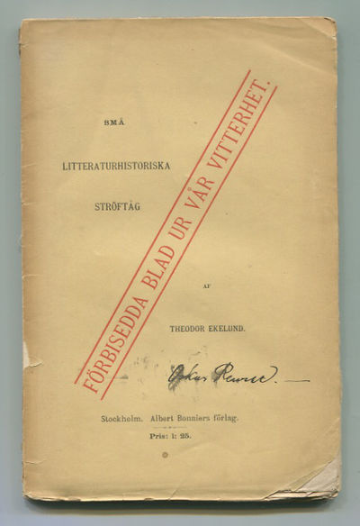 Förbisedda blad ur vår vitterhet. Små…