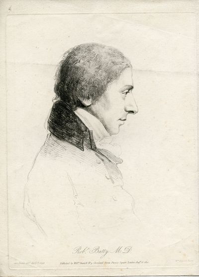 Engraved Portrait by William Daniell after George Dance