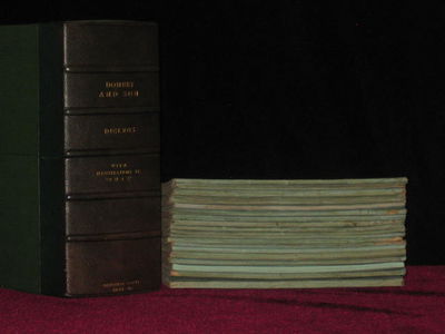 Dombey and Son, in the Original Monthly Parts, First Issue of Text and Having ALL the Ads Called for