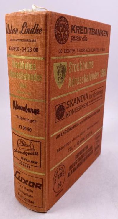 Stockholms adresskalender 1967. Årgång 112.