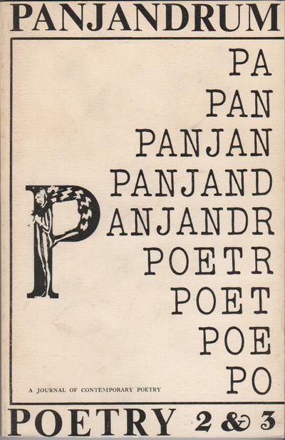 PANJANDRUM 2 & 3: A Double Issue - A Journal of Contemporary Poetry