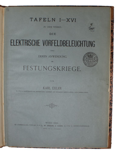 Die elektrische Vorfeldbeleuchtung und deren Anwendung im Festungskriege. (Nur Tafeln). (photo 2)
