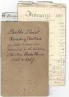 Bills Paid, Sundry Parties, for labor & material, furnished for the building of the New Bake House, 1866 & 1867