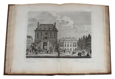 Nieuwe Atlas, van de voornaamste Gebouwen en gezigten der Stad Amsterdam, met derzelver beknopte Beschryvingen. Eerster-Tweede Deel (all). - [AMSTERDAM] (photo 4)