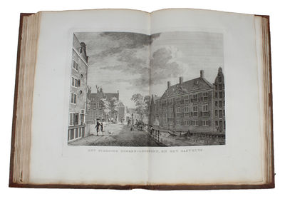 Nieuwe Atlas, van de voornaamste Gebouwen en gezigten der Stad Amsterdam, met derzelver beknopte Beschryvingen. Eerster-Tweede Deel (all). - [AMSTERDAM] (photo 6)