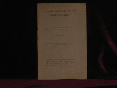 A New Signature of Shakespeare