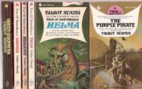 SIX VOLUMES: TROS OF SAMOTHRACE: Tros ---with Helma ---with Liafail ---with Helene ---with Queen Cleopatra ---with The Purple Pirate --- Books 1, 2, 3, 4, 5, 6 by Mundy, Talbot ( William Lancaster Gribbon ) - 1967