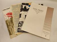 image of Fine Print: The Review for the Arts of the Book - Complete for 1989 (Vol. 15, Nos. 1-4)