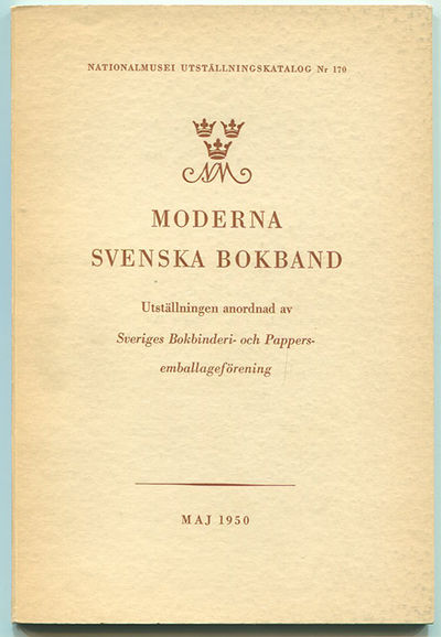 Moderna svenska bokband. Utställningen anordnad…