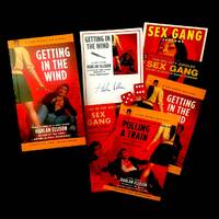 GETTING IN THE WIND (limited edition paperback, w/ signed bookplate, 2 plastic mini switchblades, red dice & postcards)