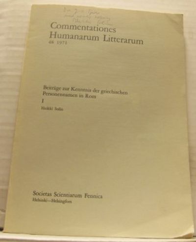 Beiträge zur Kenntnis der griechischen…
