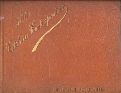 Celebrites Contemporaines", PHOTOGRAPH ALBUM, Felix Poton Collection, 1901