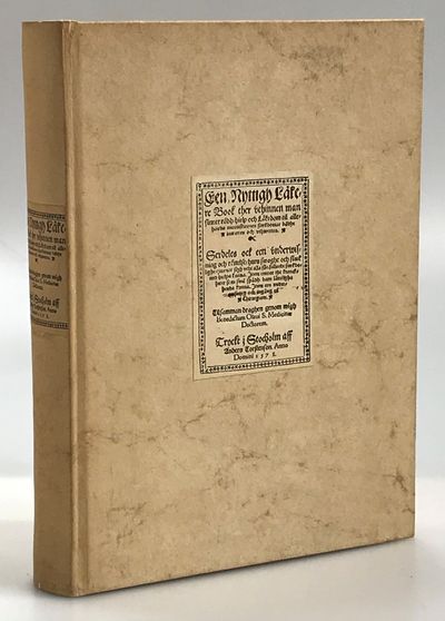 Een nyttigh läkere book. Faksimiledition. Med…
