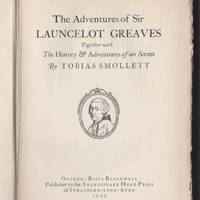 The Adventures of Sir Launcelot Greaves by Smollett, Tobias - 1926