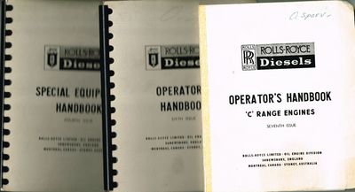 Lott m. 3 hefter: 1) Operators Handbook. Sixth…