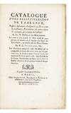 Catalogue d’une belle Collection de Tableaux, Dessins, Estampes, Sculptures en Terre cuite & en Bronze, Porcelaines, & autres objets de curiosité, provenant du Cabinet de…La vente se fera Lundi 16 Mars 1778 & jours suivans…Par F.C. Joullain, fils