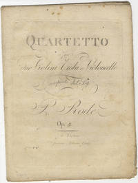 [Op. 11]. Quartetto [in E-flat major] per due Violini Viola e Violoncello... Op: [11.] [Parts, with manuscript additions]