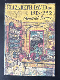 Memorial Service for Elizabeth David CBE 1913-1992