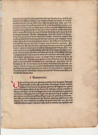 Incunabula Leaf from Die vierundzwanzig Alten oder Der goldene Thron