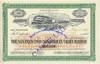 Claus Spreckels Signed Stock Certificate As Railway Company President