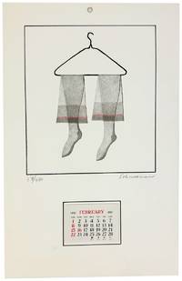 1981 Calendar [Limited Edition, Signed by Schneeman]