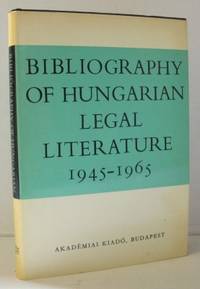 Bibliography of Hungarian Legal Literature…