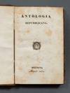 Antologia repubblicana.