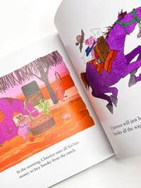 CLARENCE GOES OUT WEST AND MEETS A PURPLE HORSE