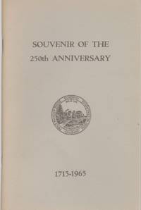 cover of SOUVENIR OF THE 250TH ANNIVERSARY, 1715-1965