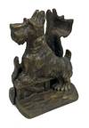 Art Deco Bookends: Scottie dog with front paws Lifted