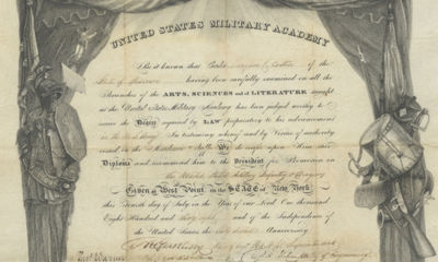 The West Point Diploma of Langdon C. Easton, Who Would Be General William T. Sherman’s Quartermaster General in the Victorious Georgia Campaign of 1864