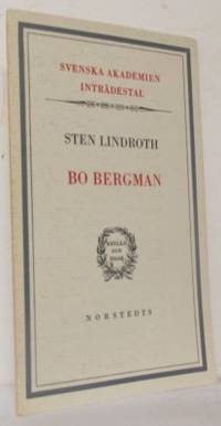 Bo Bergman. Inträdestal i Svenska Akademien.