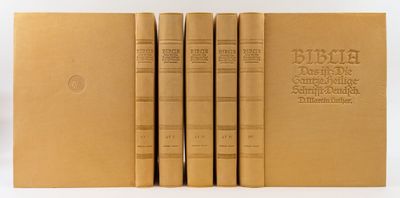 BIBLIA DAS IST: DIE GANTZE HEILIGE SCHRIFFT. DEUDSCH. D. MARTIN LUTHER. [THE GERMAN BIBLE IN LUTHER'S TRANSLATION]