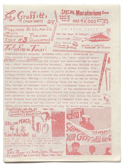 The Graffitti – Issue #3, Special Moratorium Issue