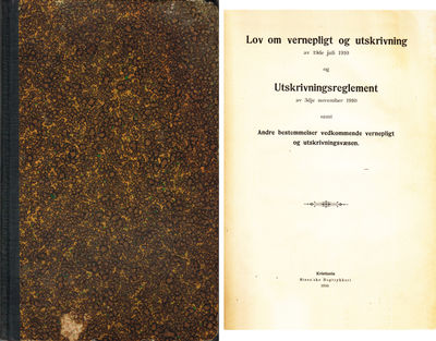 LOV OM VERNEPLIGT OG UTSKRIVNING AV 19DE JULI…