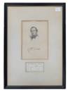 CYRUS W FIELD PORTRAIT [with] AUTOGRAPH