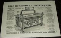 cover of George Keighley, Loom Maker, Burnley England 1887 Illustrated Advertisement