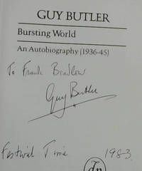 image of Bursting World: An Autobiography: 1936-45