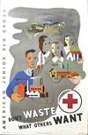 Don't Waste What Others Want. American Junior Red Cross