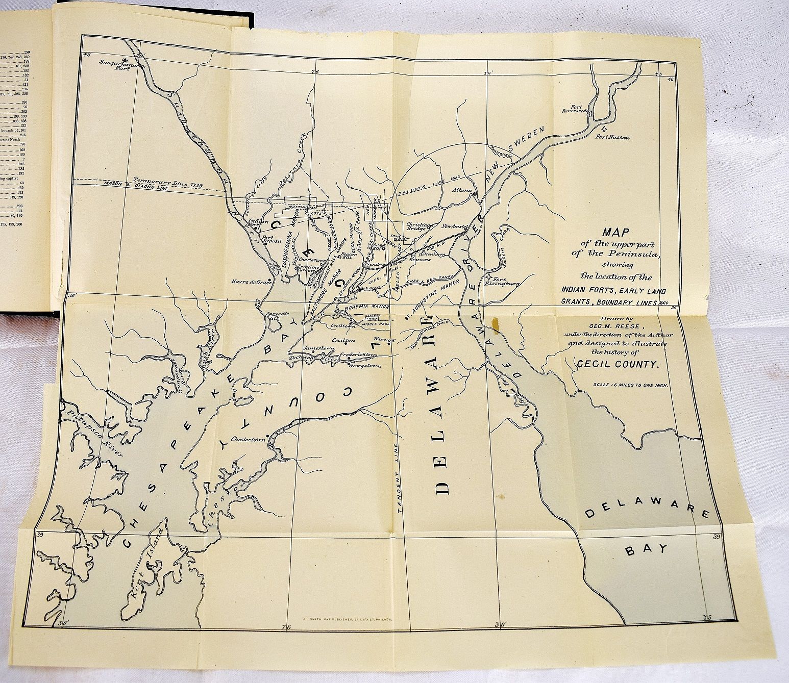 History of Cecil County, Maryland and the early settlements around