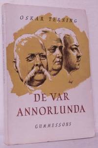 De var annorlunda. Paul Nilsson. Oscar Krook.…